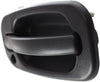 New Aftermarket Front Exterior Door Handle Passenger Side Textured Black Replacement For Chevy Silverado | GMC Sierra 1999-06 Lever Housing With Keyhole Includes 2007 Classic